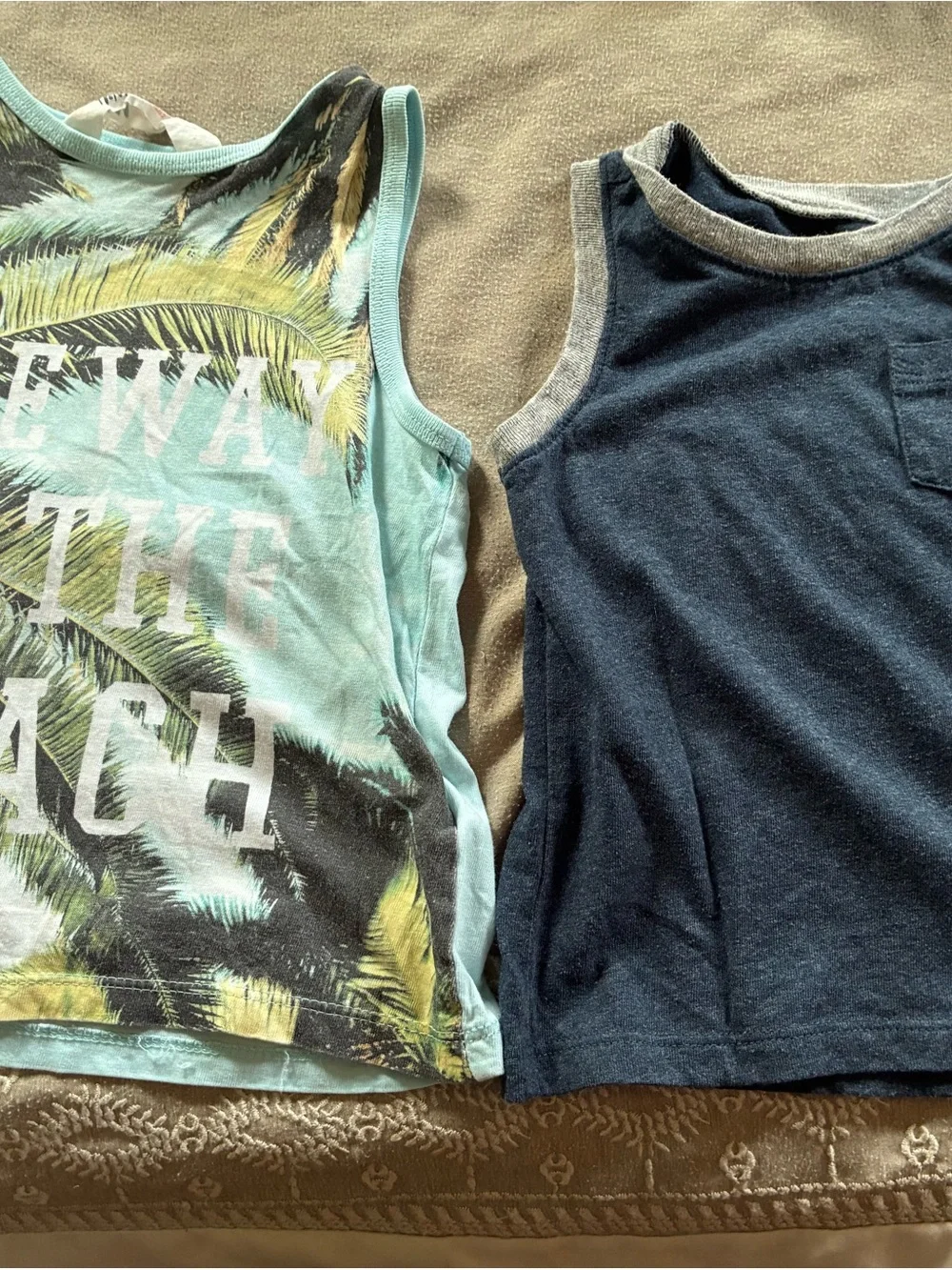 Old Navy Baby Tank Top Lot - Blue, Yellow, Teal, Gray, Navy